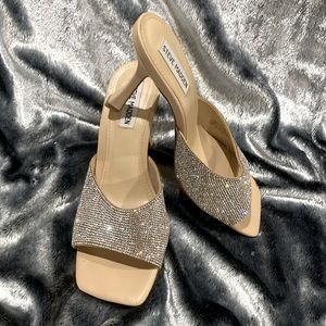 Steve Madden sparkly dressy mules size 8.5.